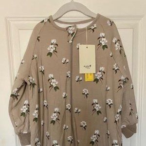 Kyte Baby Slumber Suit in Small Khaki Magnolia in XL (4t)